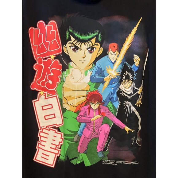 Yuyu Hakusho Anime Graphic Hoodie Size L - Picture 2 of 10